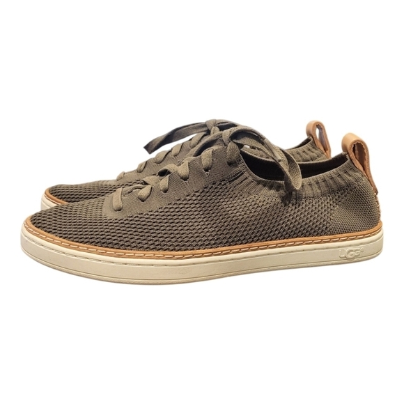 UGG Shoes - UGG Women's Sidney Sneaker USA OLIVE GREEN Knit Mesh Size 7.5